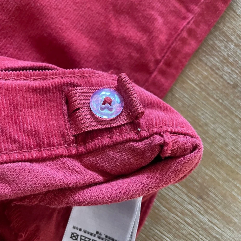 OLD NAVY Dark orange Thin corduroy Jenning jeans 👖 ROCKSTAR size 16